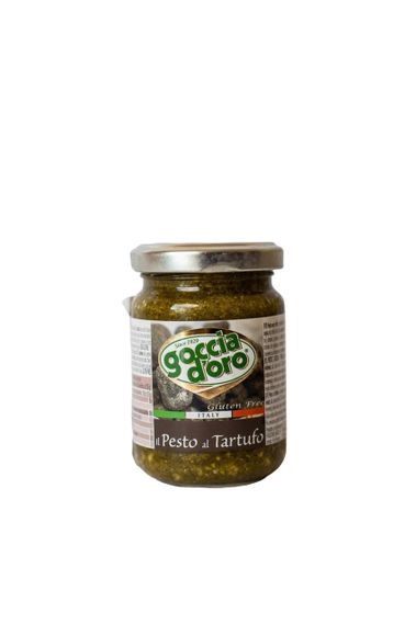 Соус  Песто с трюфелями Goccia D’oro - Соус Pesto- 0,13 л (ИТАЛИЯ) - ОРИГИНАЛ