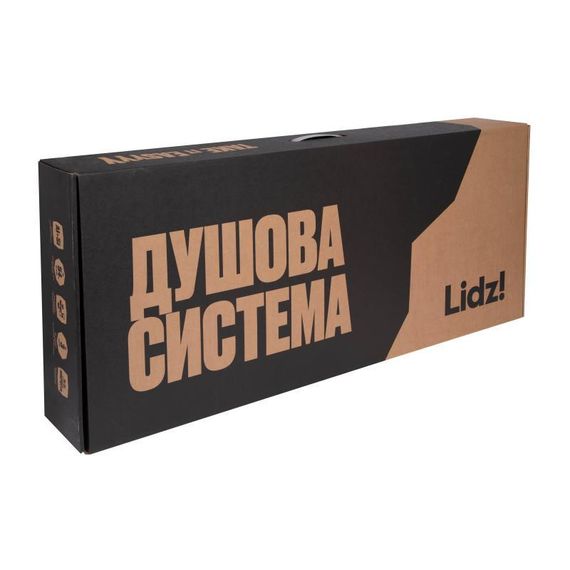 Душевая система универсальная Lidz Latwa 1031 на три потребителя (с изливом) (k35) Chrome LDLAT1031CRM48993 | Зображення 8
