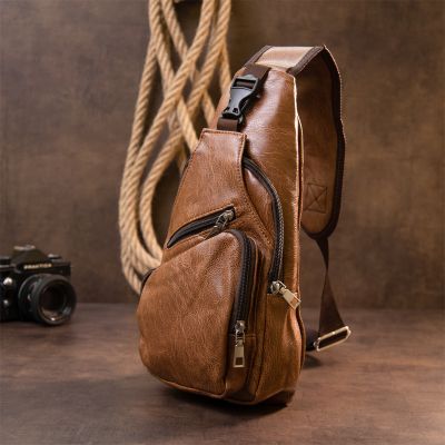 Сумка Vintage Крос боді смарт зі шкірозамінника Руда (20573) | Зображення 9