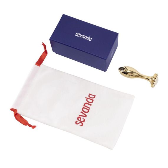 Анальна пробка LOCKINK SEVANDA Pearl Rose-shape Anal Plug sexstyle | Зображення 6