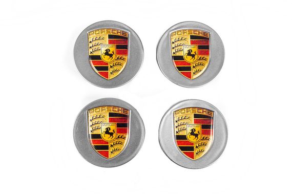 Заглушки в диски 76/71мм серые (4 шт) для Тюнинг Porsche | Зображення 1