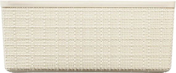 Корзина для хранения Curver (Курвер) Jute M 12 л (01905) Кремовый | Зображення 1