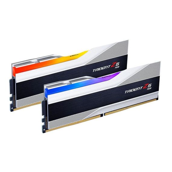 Модуль памяти для компьютера DDR5 32GB (2x16GB) 6800 Trident Z5 RGB Silver G.Skill (F5-6800J3445G16GX2-TZ5RS) | Зображення 1