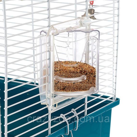 Клітка для канарок та маленьких птахів Ferplast Rekord 3 синя 49х30х48.5 см 52009801 | Зображення 5