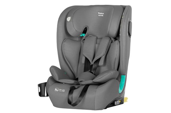 Автокрісло CRL-15808 "Yukon" Seashell Grey i-Size 76-150 см, ISOFIX, з регулюванням нахилу, з підсклянником CARRELLO