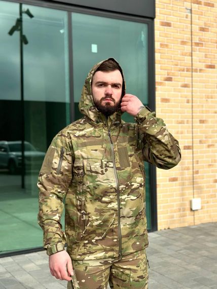 Легка Весняна Куртка Мультикам Hunter De Lux TWILL MTP Military | Зображення 5