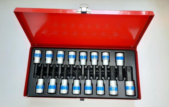 Набір біт 16пр T20-T80 з головками 1/2&quot; (KingRoy 016MSA)