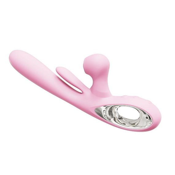 Многофункциональный розовый вибратор Bliss Bunny Sex Aura | Зображення 3