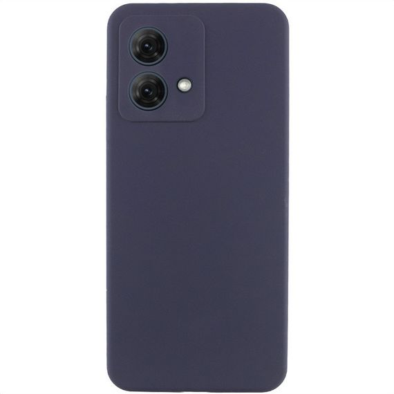 Чехол Silicone Cover Lakshmi Full Camera (AA) для Motorola Moto G84 Синий / Midnight Blue