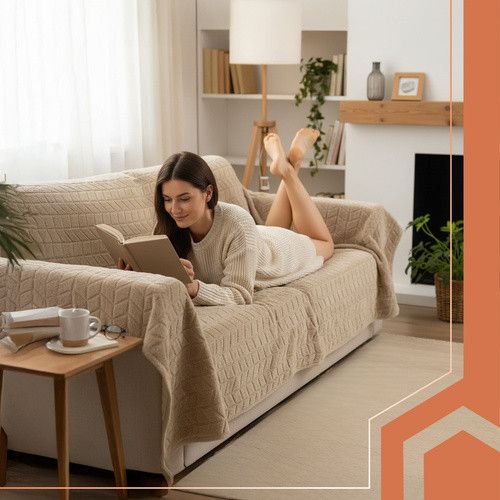 Электроодеяло с подогревом RUHHY 180×130 см, 10 режимов, бежевое | Зображення 4
