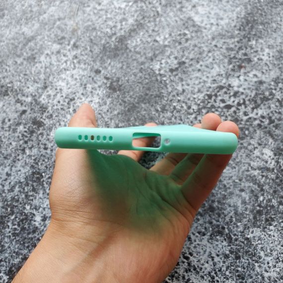 Чохол Candy Silicone для Xiaomi Mi 11 lite колір Бірюзовий | Зображення 3