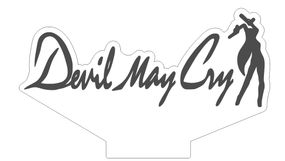 Акриловый светильник-ночник Devil May Cry 3 белый tty-n002001