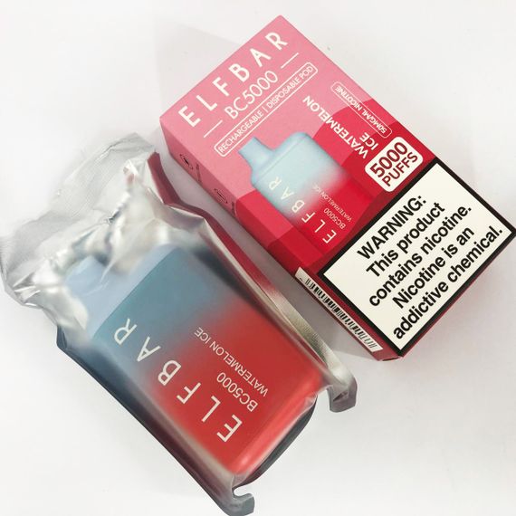 Elf Bar BC5000 смак Кавун (Watermelon Ice) | Зображення 1