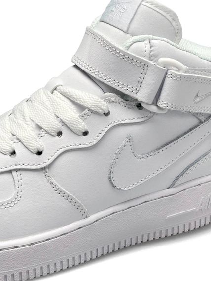 Кроссовки зимние Air Force 1 High All White Fur , Вьетнам 40 25.5 см | Зображення 7