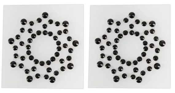 Украшение для сосков наклейки Sex Aura | Зображення 1