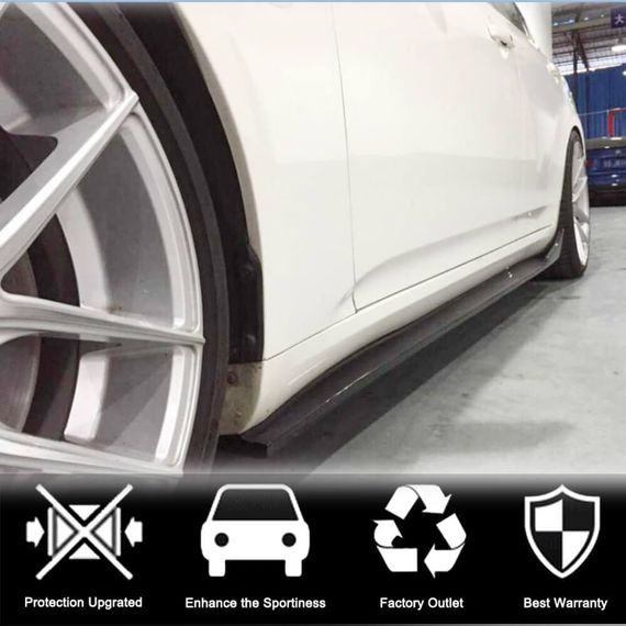 Боковые пороги (для G37 SD 2009-2013, Карбон) для Infiniti G25/G35/37 (V36/CV36) | Зображення 1