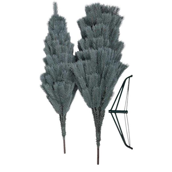 Лита штучна ялинка 1,5 м блакитна Косовська Преміум KOS-KOSBL15 | Зображення 6