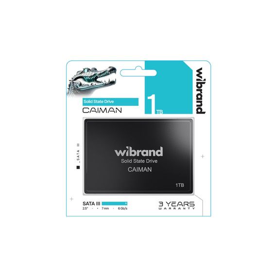 Накопитель SSD 2.5&quot; 1TB Caiman Wibrand (WI2.5SSD/CA1TBST) | Зображення 1