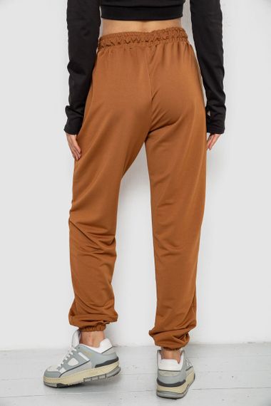 Спортивні штани жіночі, колір коричневий, 238R325-1 | Зображення 3