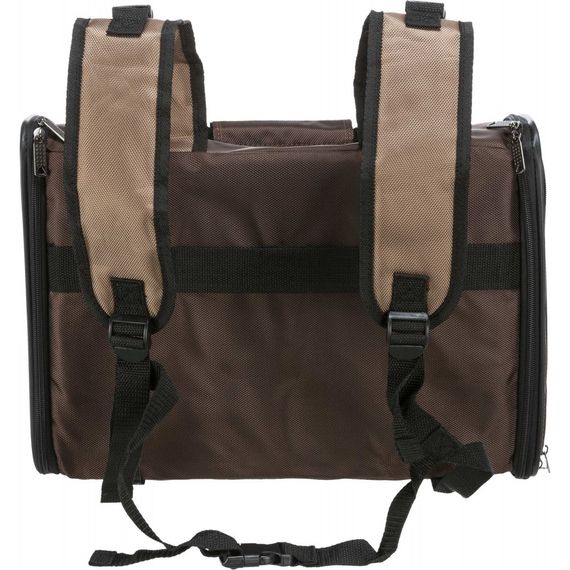 Рюкзак-переноска Trixie Shiva для собак поліестер коричневий до 8 кг 41х30х21 см | Зображення 4