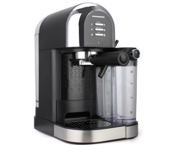 Кавоварка рожкова HEINNER HEM-DL1470BK 1230 Вт чорна