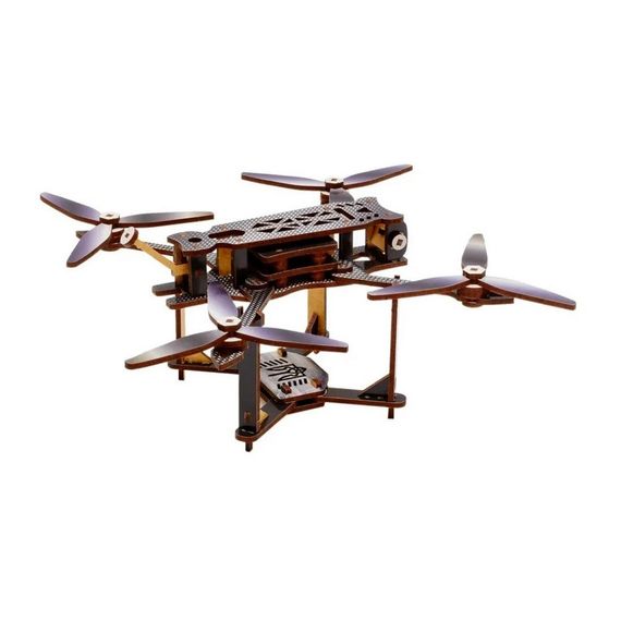 Дерев'яний 3D конструктор "FPV Mini" Puz-00953, 95 деталей | Зображення 4