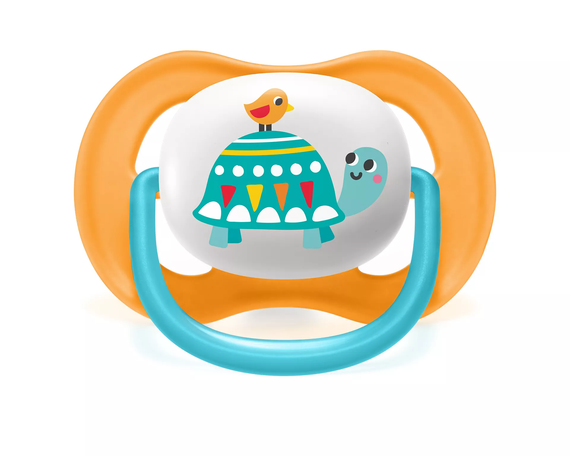 Пустышка Avent ортодонтическая Ultra Air Animal для мальчиков 6-18 мес 2шт SCF080/07 (SCF080/07) | Зображення 7