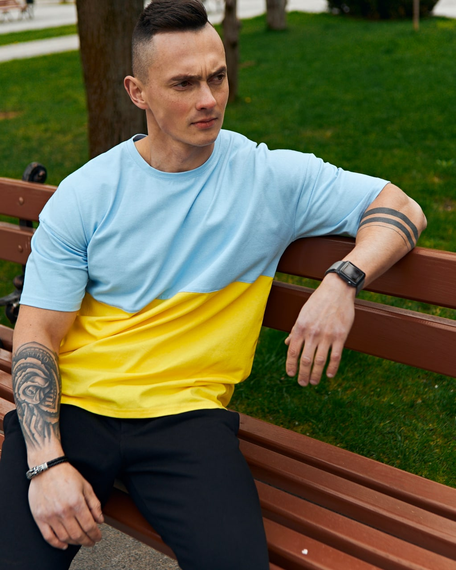 Футболка Украина Желто-синий S XL | Зображення 2