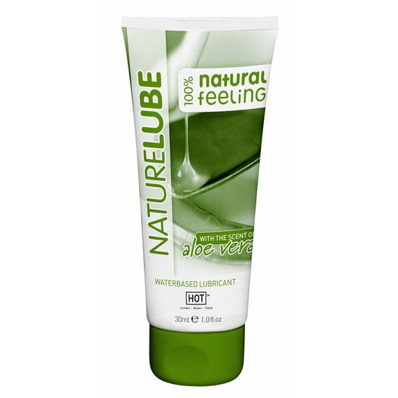Лубрикант на водній основі Hot Nature Lube Aloe Vera, 30 мл Sex Aura