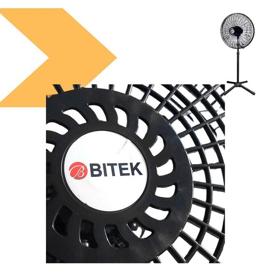 Підлоговий вентилятор BITEK 120Вт 46см 5 пласт. лоп. BT-1881 (46029-BT-1881_766) | Зображення 1