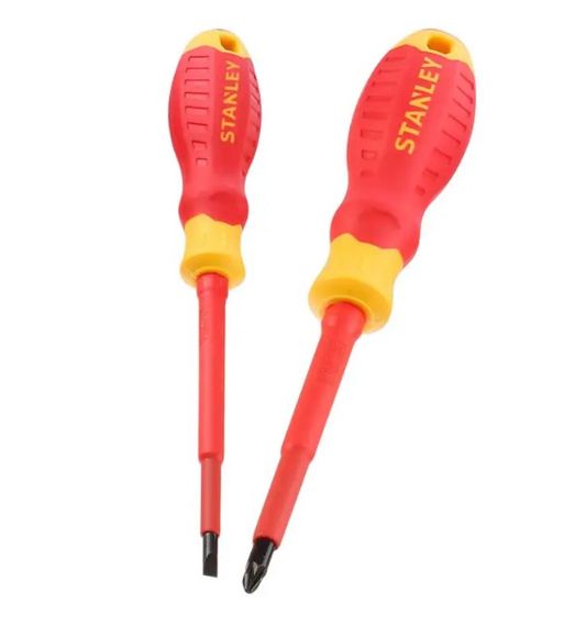 Набір з двох ізольованих викруток Stanley FatMax для електриків VDE 1000V (STHT60030-0)