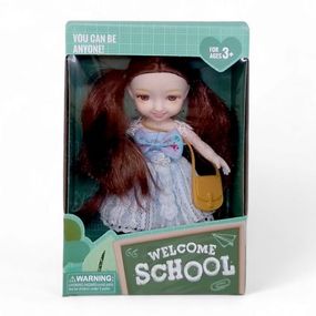 Кукла шарнирная "Welcome School", 15 см