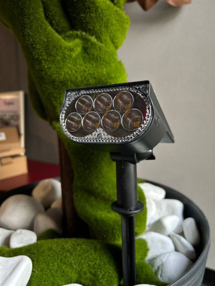 Садовий LED світильник на сонячній батареї Color Gradient Solar Spot Lawn Light | Зображення 8