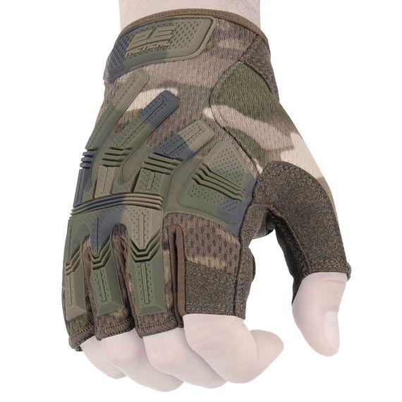 Рукавиці тактичні 2E Tactical  , безпалі, L, камуфляж (2E-TACTGLOSUM-L-MC) | Зображення 6