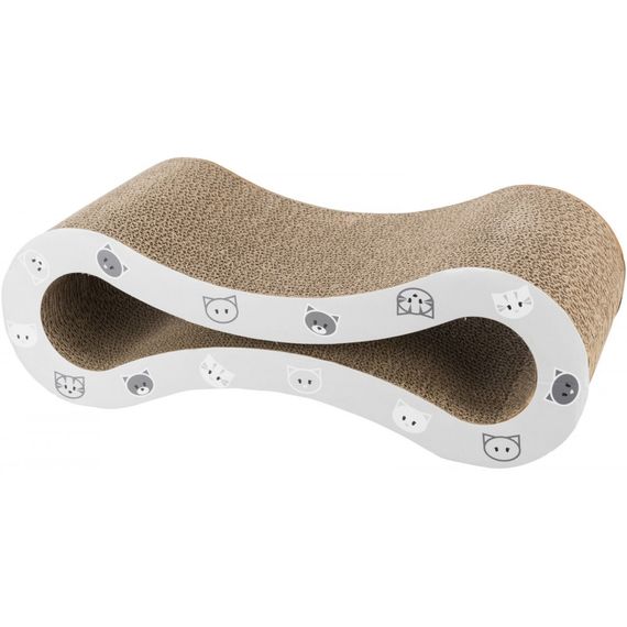 Дряпка Trixie для котів Хвиля Mimi з котячою м ятою картон 48х16х22 см