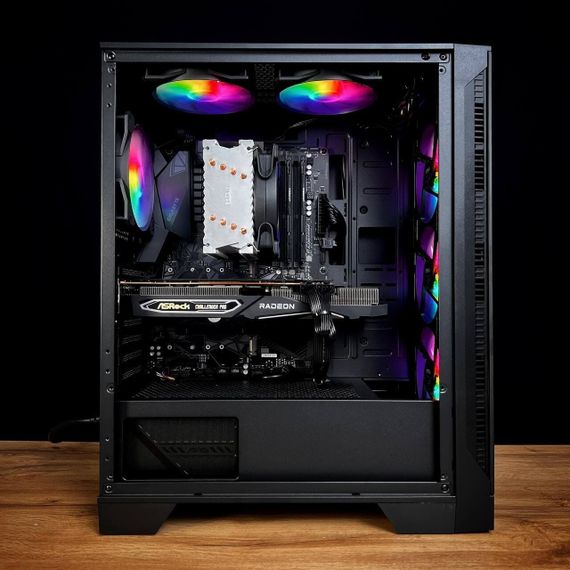 Ігровий ПК MSI MAG Forge 120A Tower / AMD Ryzen 5 3600 (6 (12) ядер по 3.6 - 4.2 GHz) / 16 GB DDR4 / 250 GB SSD / AMD Radeon RX 6700 XT, 12 GB GDDR6, 192-bit / 650W б/в | Зображення 7