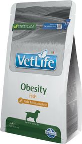 Сухий корм для собак із зайвою вагою Farmina Vet Life Dog Obesity Fish, 2 кг