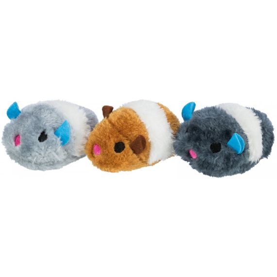 Іграшка Trixie Wriggle для котів Мишка вібруюча плюш 8 см