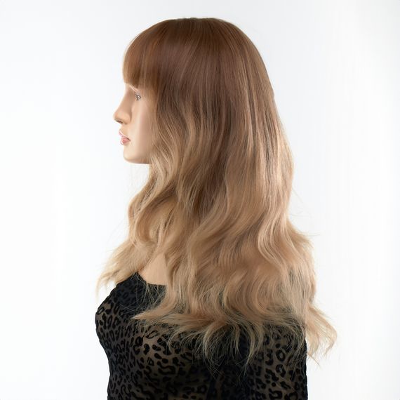 Перука довга хвиляста з чубчиком Fetish Hair омбре русявий, 50 см | Зображення 1