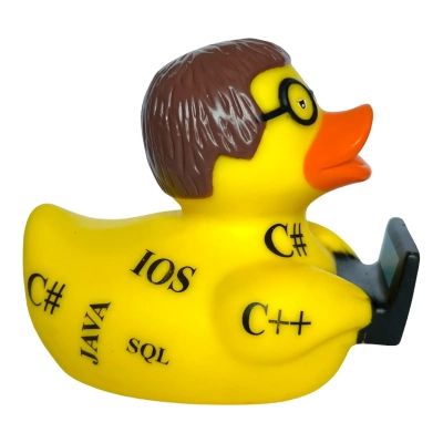 Игрушка для ванной Funny Ducks Утка Программист (1333) | Зображення 4