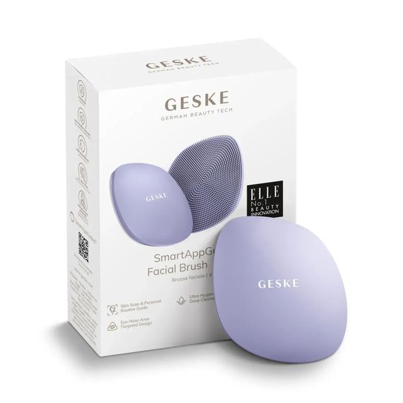 Щетка для лица GESKE Facial Brush 4в1 white, Фиолетовый | Зображення 8