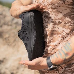 Кросівки тактичні STIMUL Ягуар / Нубук / Cordura / 3D-сітка / Демі /Літо 24.5, Літо, Чорний