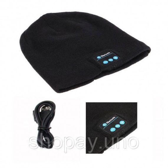 Шапка с встроенными bluetooth наушниками SPS Hat BT ∙ Портативная колонка-шапка Bluetooth music hat | Зображення 4