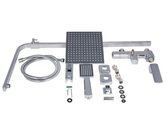 Душова система для кабіни Qtap Capricorn Chrome з виливом 53103KNC | Зображення 2