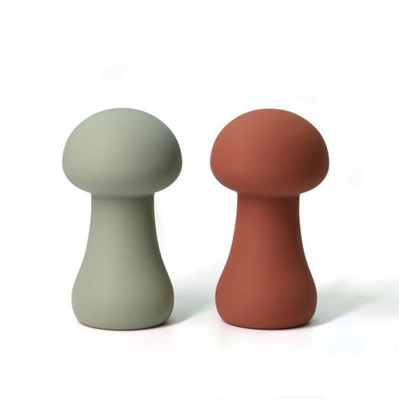 Вибратор для клитора в форме грибочка Sweet Em Velvet Lure Коричневый sexstyle | Зображення 2