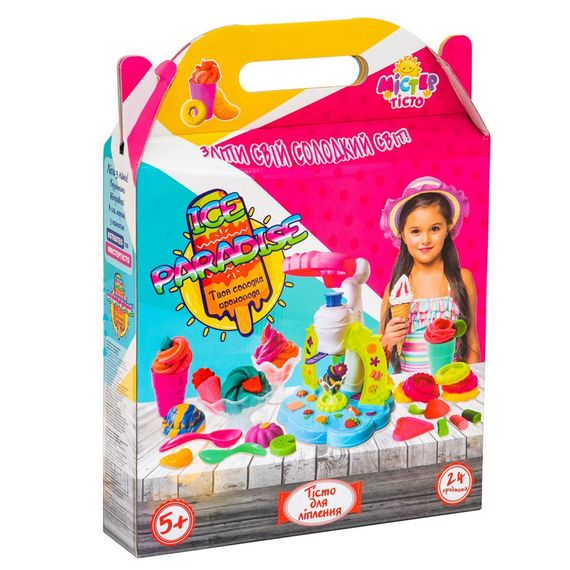 Детский набор для творчества "Мистер тесто - Ice paradise" 71502, 24 предмета | Зображення 1