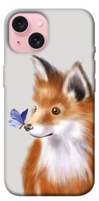 Чохол з картинкою Funny fox для Apple iPhone 15 (6.1")