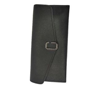 Гаманець жіночий з екошкіри в класичному стилі Чорний