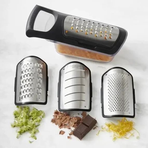 Набор Терок Soft Touch Container Grater Set Терки 4в1 | Зображення 2