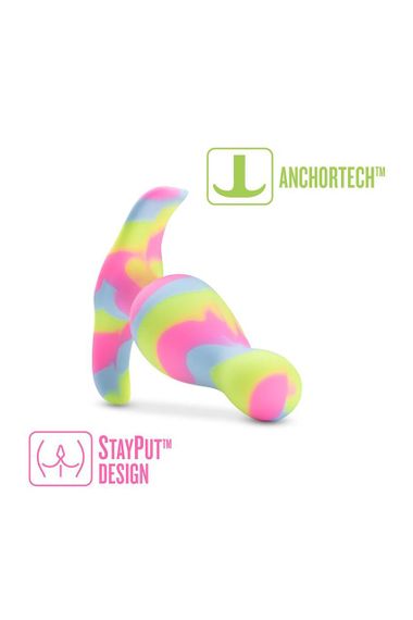 Анальна пробка різнокольорова AVANT KALEIDO LIME sexstyle | Зображення 12